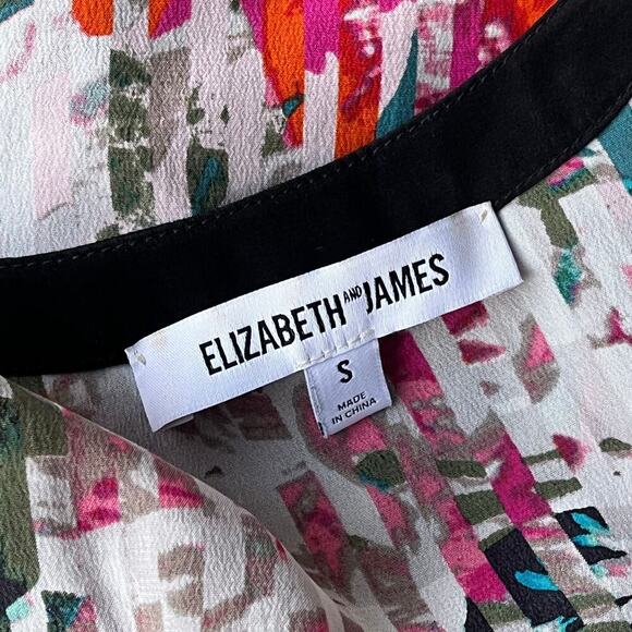 Elizabeth and James Womens Sleeveless Silk Blouse Size Small - Picture 8 of 9